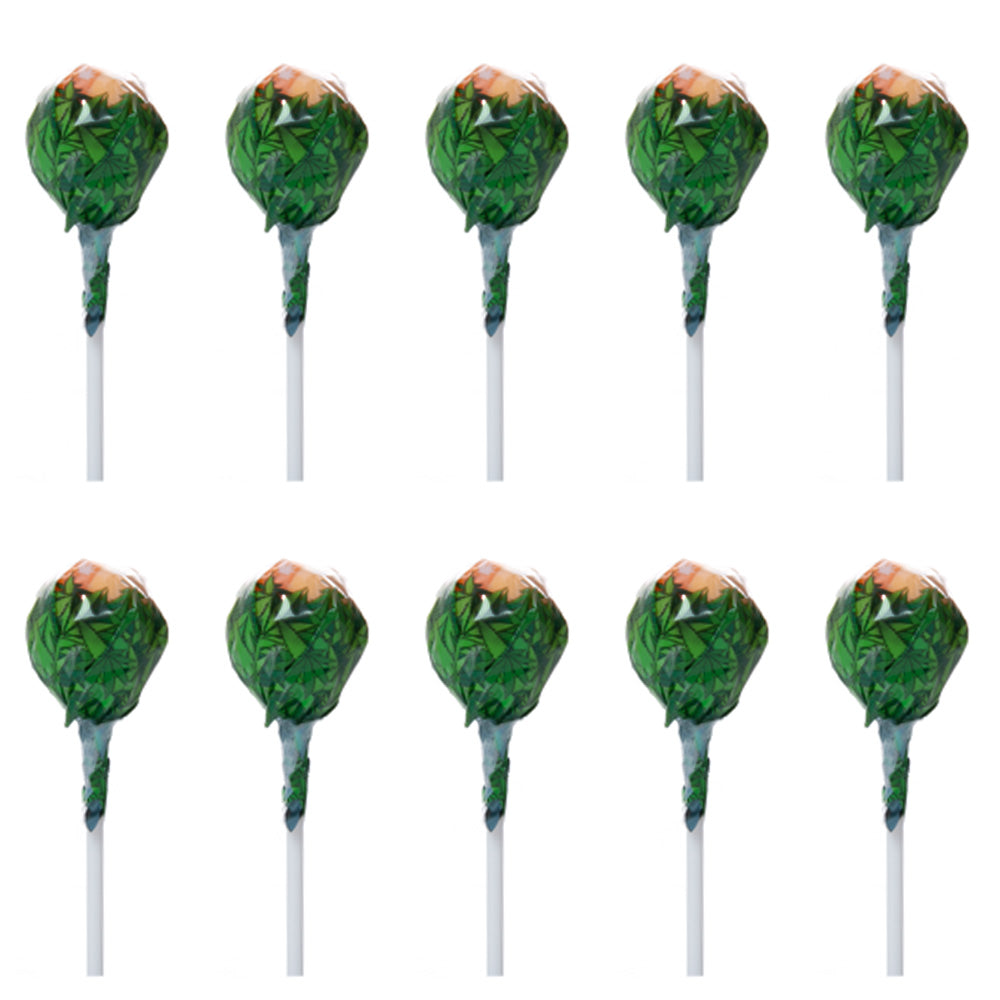 Purple Haze X Tangerine Dream Cannabis Lollipops By Dr Greenlove Amsterdam 10Pcs