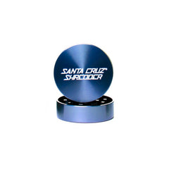 Medium 2 Piece Gloss Herb Grinders By Santa Cruz Shredder Blue