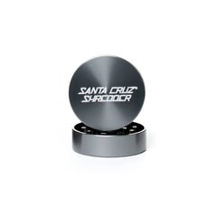 Medium 2 Piece Gloss Herb Grinders By Santa Cruz Shredder Grey