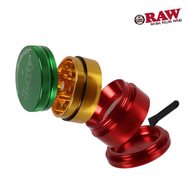 RAW X Hammercraft 4-Part Aluminium Sifter Grinder