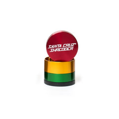 Small 4 Piece Gloss Herb Grinders By Santa Cruz Shredder Rasta