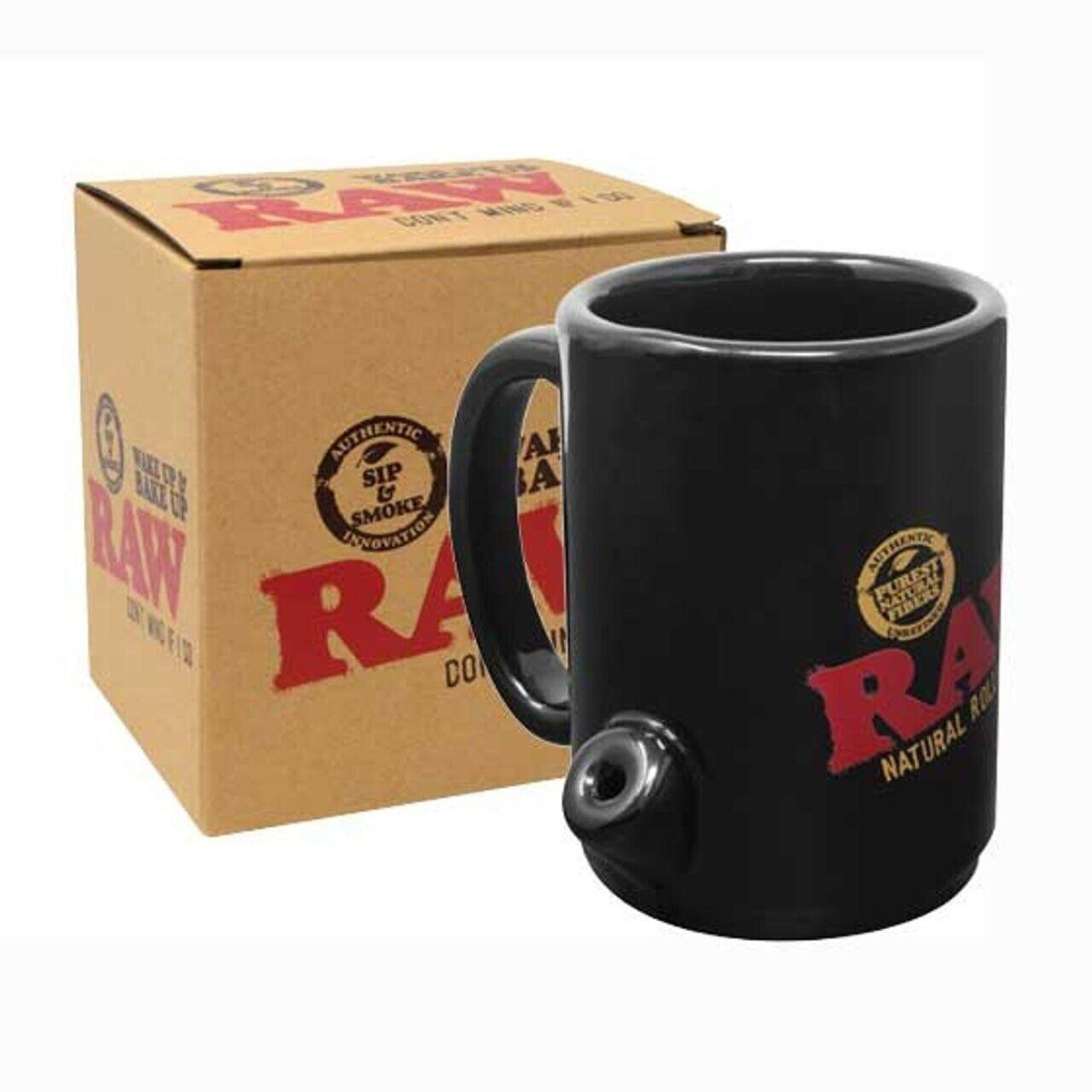 RAW Wake Up And Bake Up Cone Holding Mug