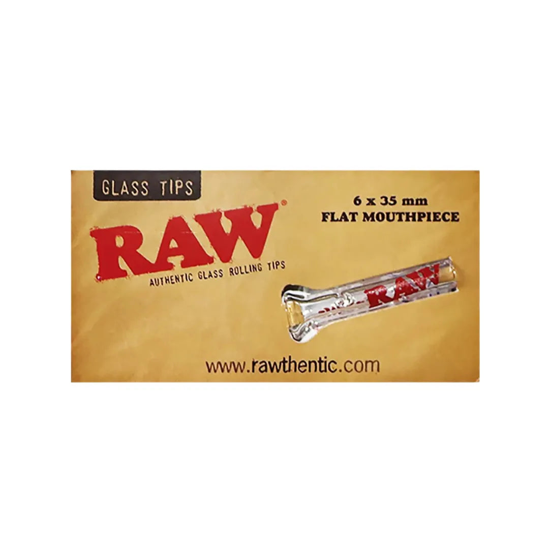 Raw – Glass Tips (Flat Mouthpiece)