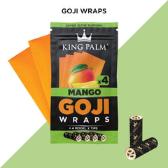 King Palm 4 Goji Wraps w/ Model X Tips – Mango