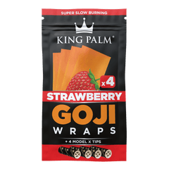 King Palm 4 Goji Wraps w/ Model X Tips – Strawberry