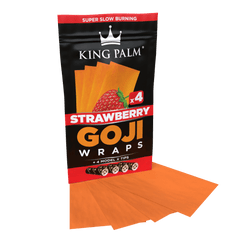 King Palm 4 Goji Wraps w/ Model X Tips – Strawberry