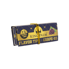 King Palm Flavor Booklets w/ Flavor Tips – 1 1/4 Size – Grape HD