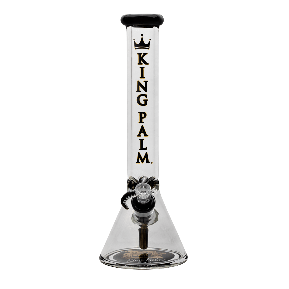 King Palm Limited Edition 16” Glass Beaker Bong with Ice Catcher