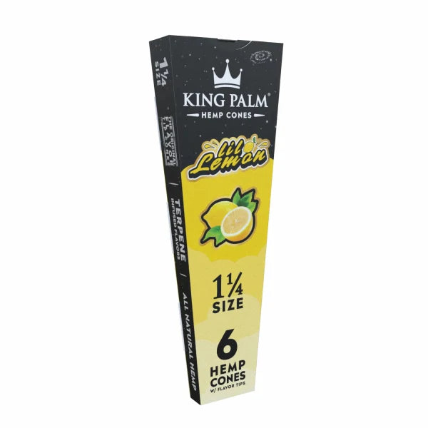 King Palm 1 1/4 Size Hemp Cones - 6 Pack