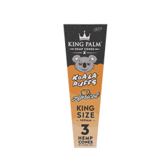 King Palm 3 King Size Hemp Cones