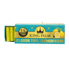 King Palm Flavor Booklets w/ Flavor Tips – 1 1/4 Size – Lemon Haze