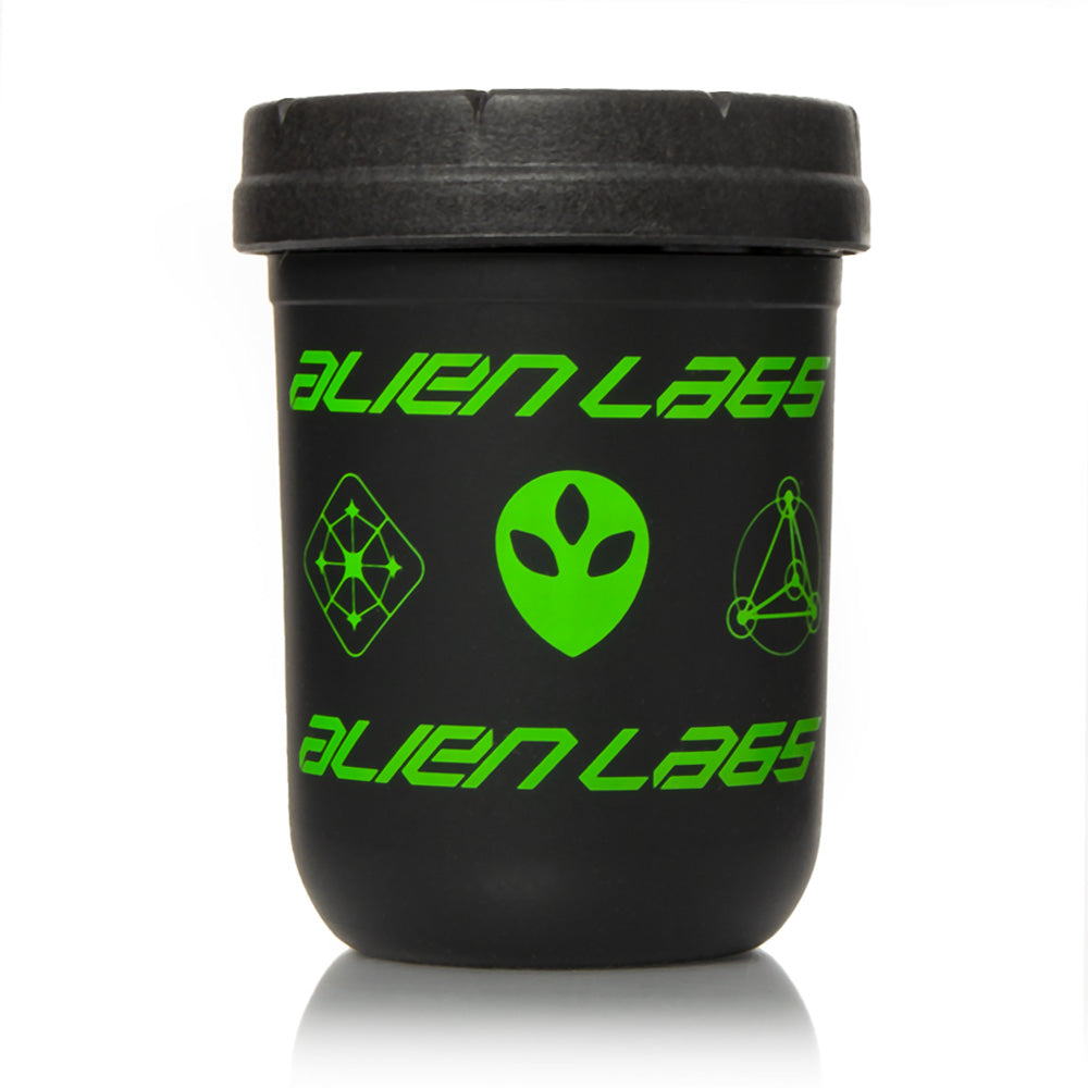 Black Green 8Oz Alienlabs Mason Stash Jar By Re Stash