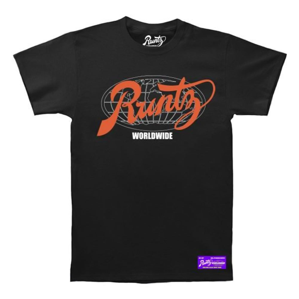 All Country T Shirt By Runtz Black And Orange Large