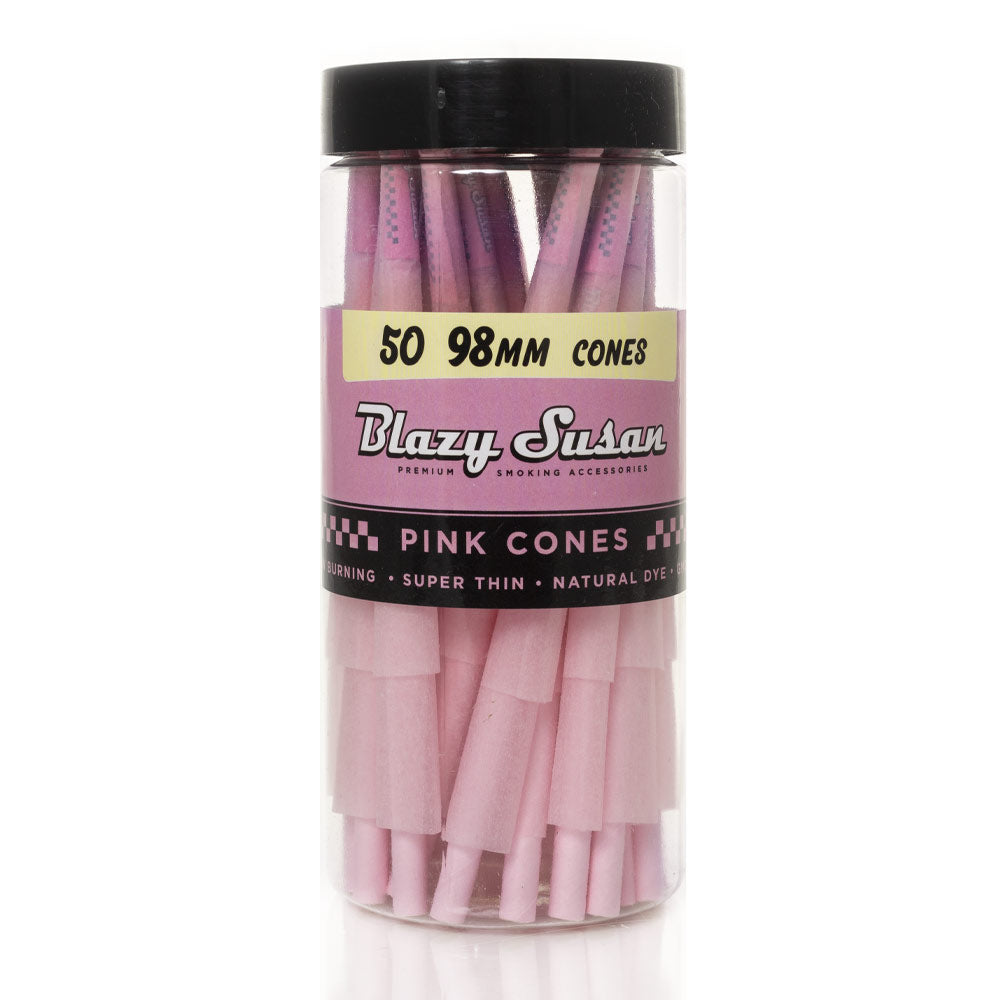 Blazy Susan Vegan Pre Rolled Cones Pink Box 50