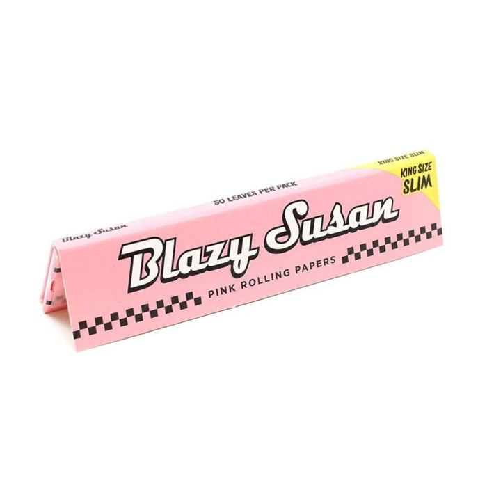 BLAZY SUSAN KING SIZE SLIM PINK PAPERS