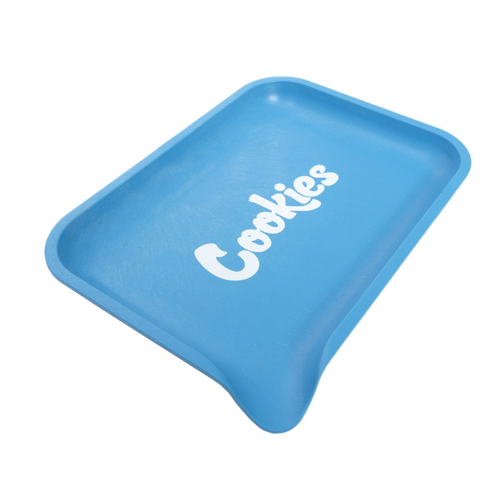 Cookies Hemp Rolling Tray By Santa Cruz Shredder Blue