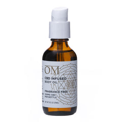 Fragrance Free 100Mg Cbd Body Oil By Om Wellness