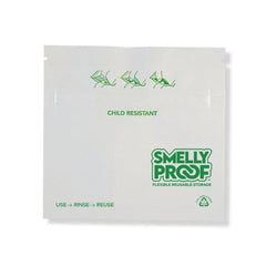 Child Resistant White Storage Bags By Smelly Proof Bags 100Pcs Small