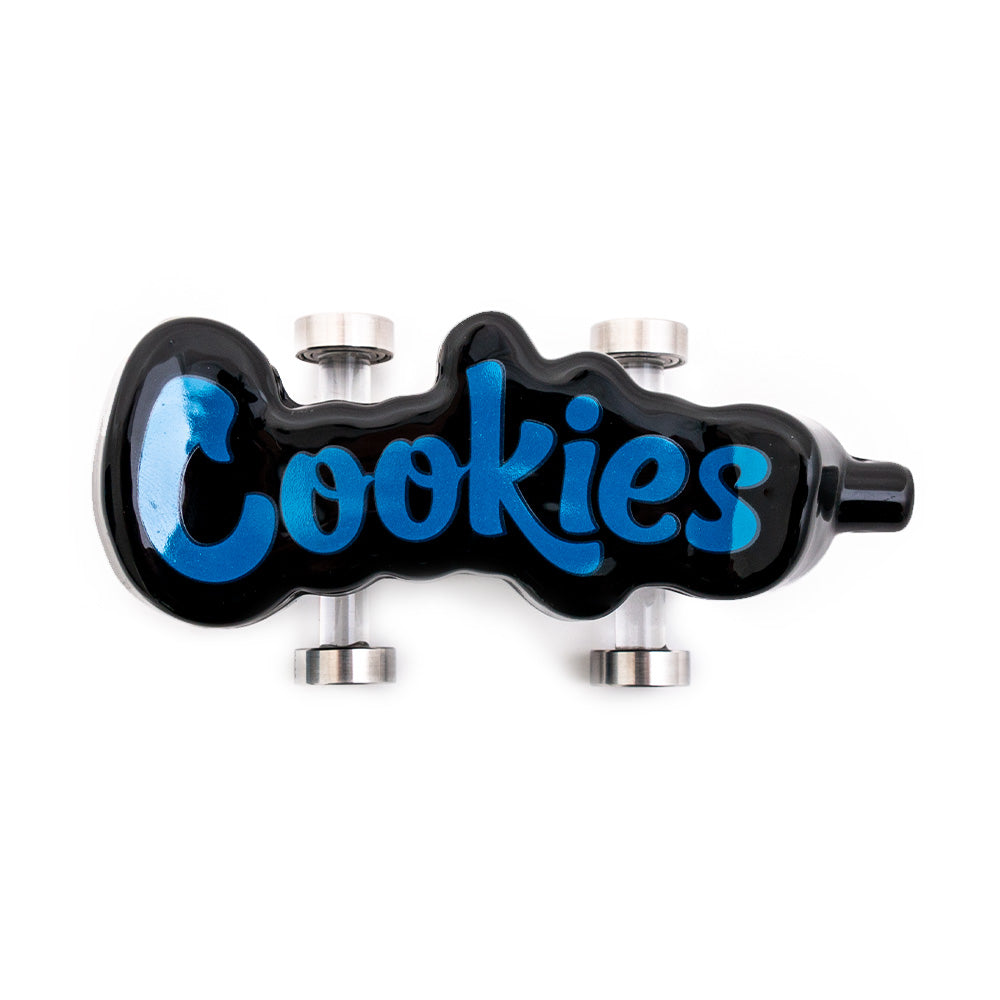 Cookies Glass Toke Deck Hand Pipe Black