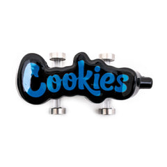 Cookies Glass Toke Deck Hand Pipe Black