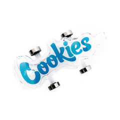 Cookies Glass Toke Deck Hand Pipe Clear