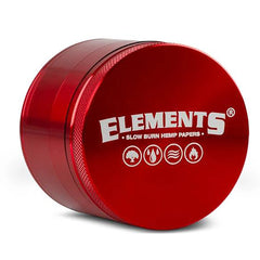 ELEMENTS - ALUMINIUM 4 PART GRINDER - VARIOUS SIZES / COLOURS