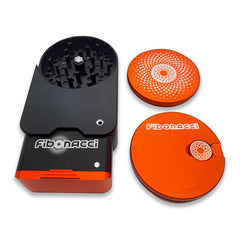 A1 Compact Grinder Neon Orange By Fibonacci Grinders