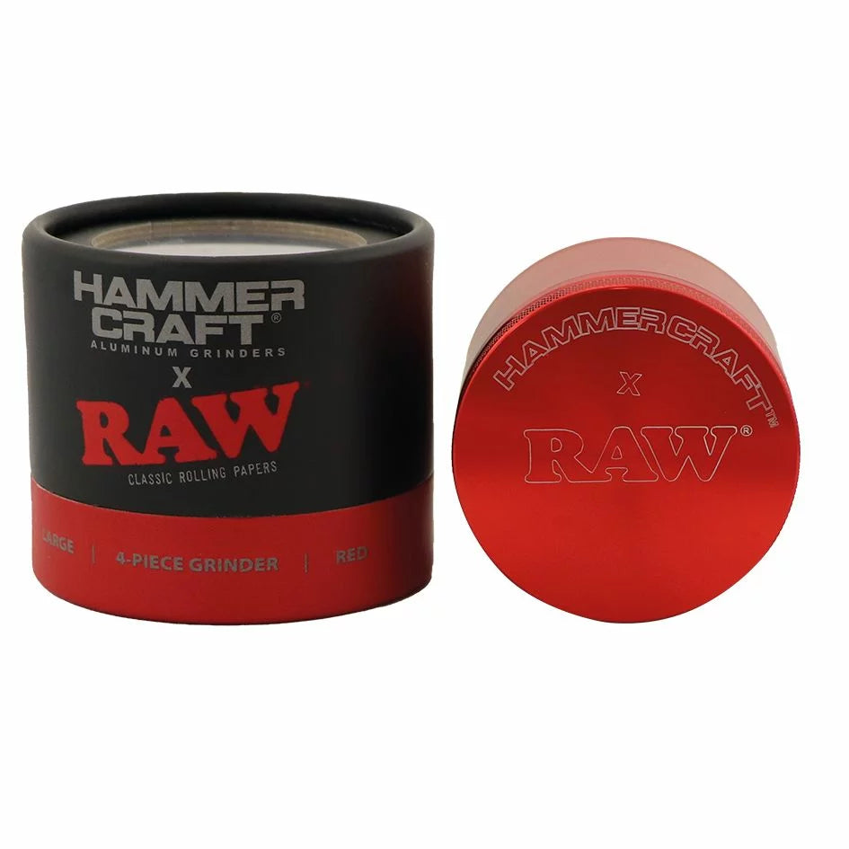 RAW X Hammercraft 4-Part Aluminium Sifter Grinder