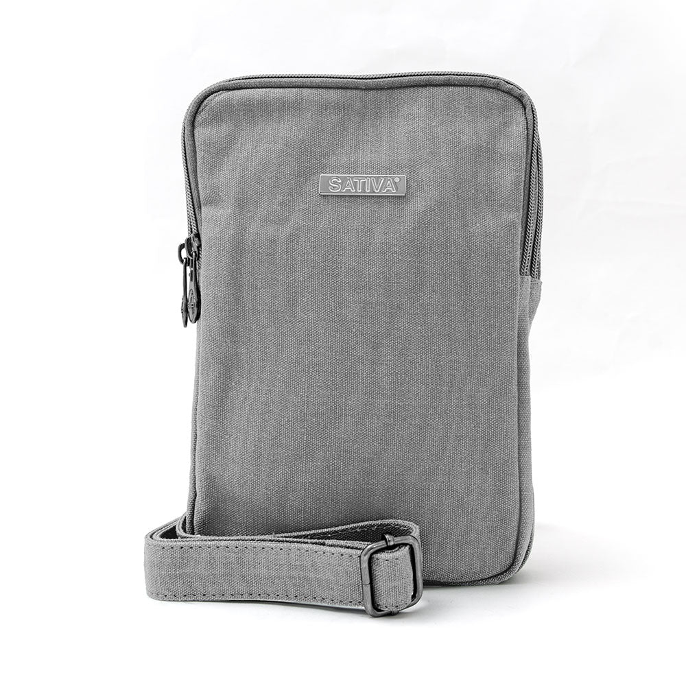 The Mini Crossbody By Sativa Bags Light Grey