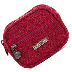 Hemp Coin Pouch By Sativa Hemp Bags Red