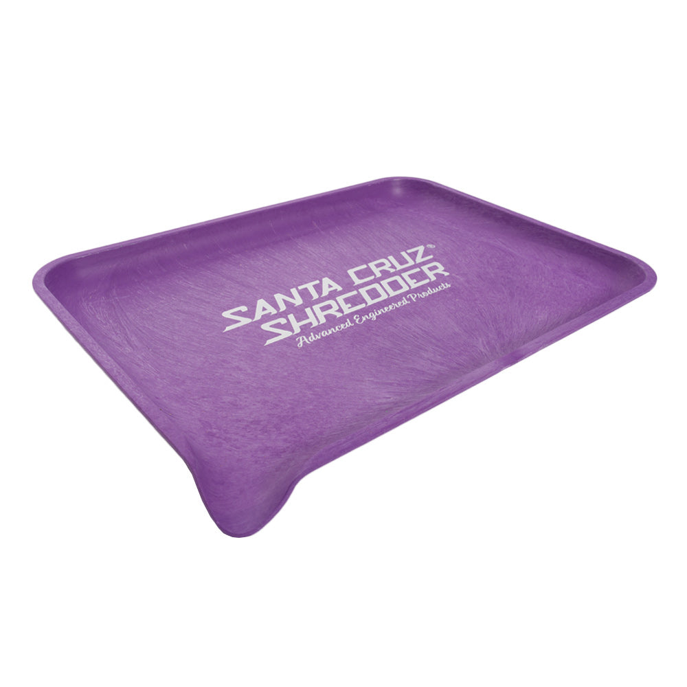 Santa Cruz Large Hemp Rolling Tray Purple