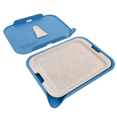 Hemp Rolling Tray With Sift Screen By Santa Cruz Shredder Blue