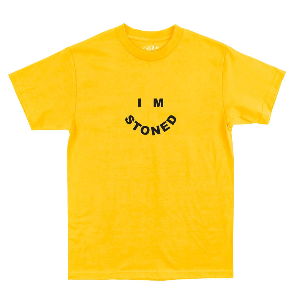 I M Stoned T Shirt By The Smokers Club Yellow Small