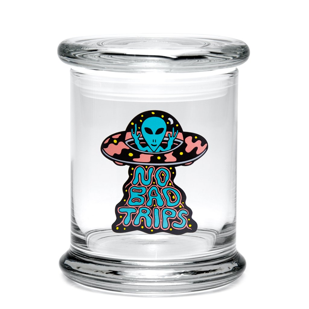 No Bad Trips Classic Pop Top By 420 Jars Large