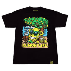 The Lemon Life Beach T Shirt Black By Lemon Life Sc Medium