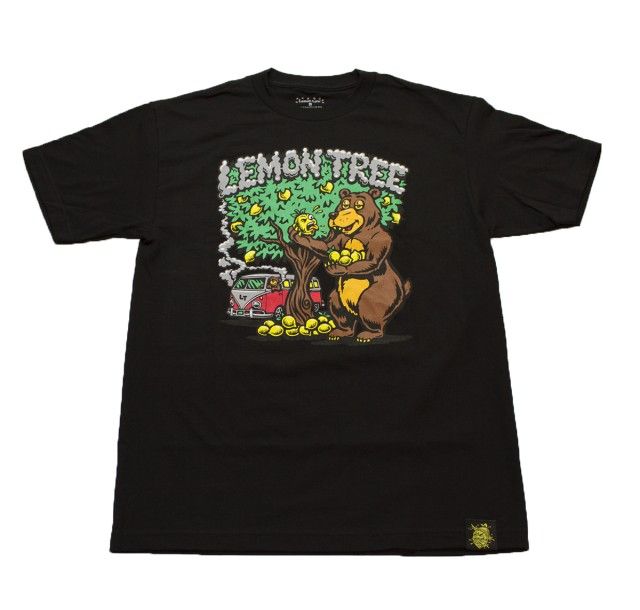 Lemon Bear T Shirt Black By Lemon Life Sc Medium