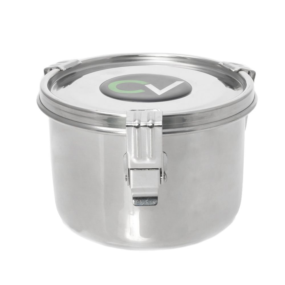 Cvault Stainless Steel Holder With Boveda Humidity Pack Medium 50 Liters