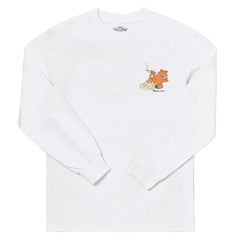 Mondays Off Long Sleeve Tee By Smokers Club White Small