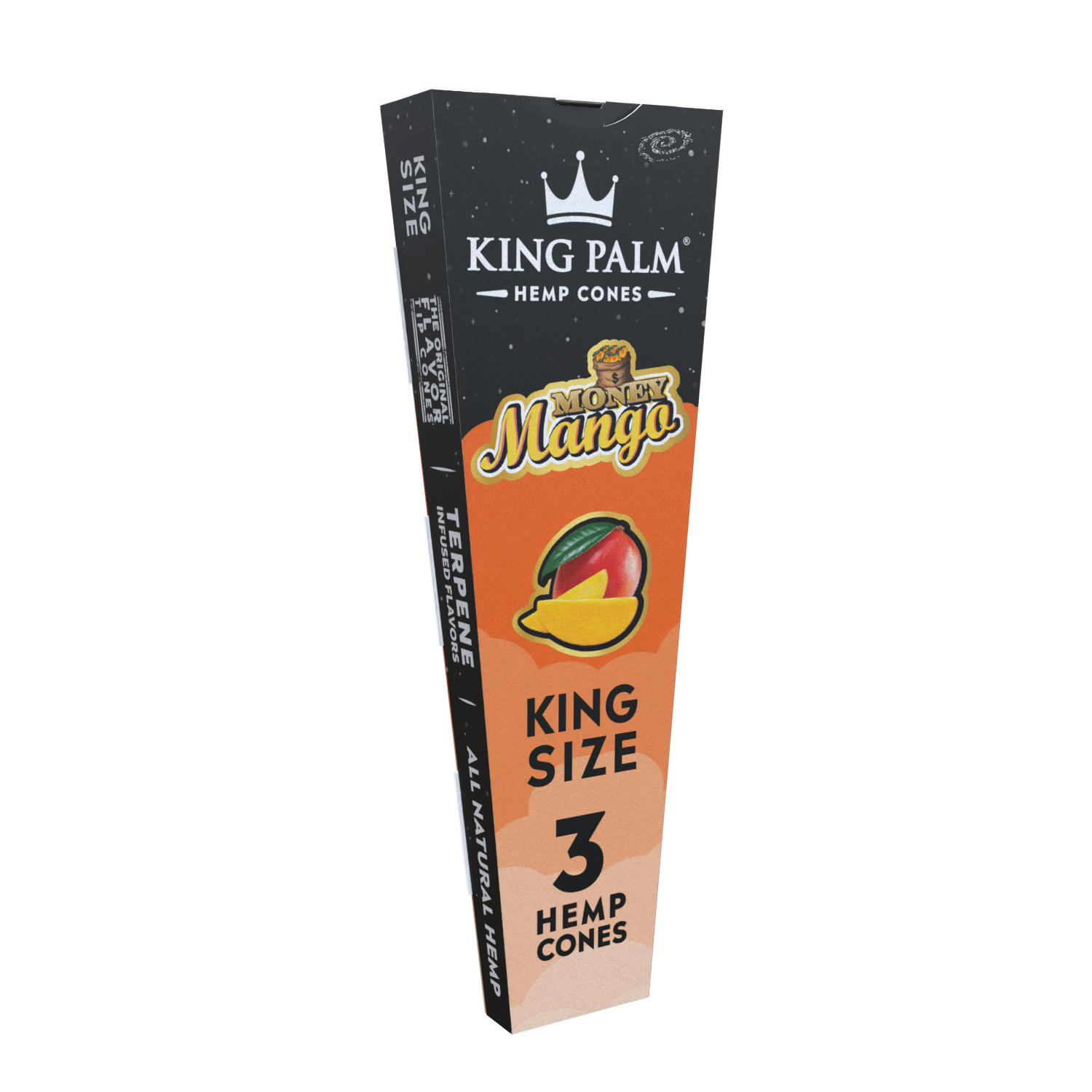 King Palm 3 King Size Hemp Cones