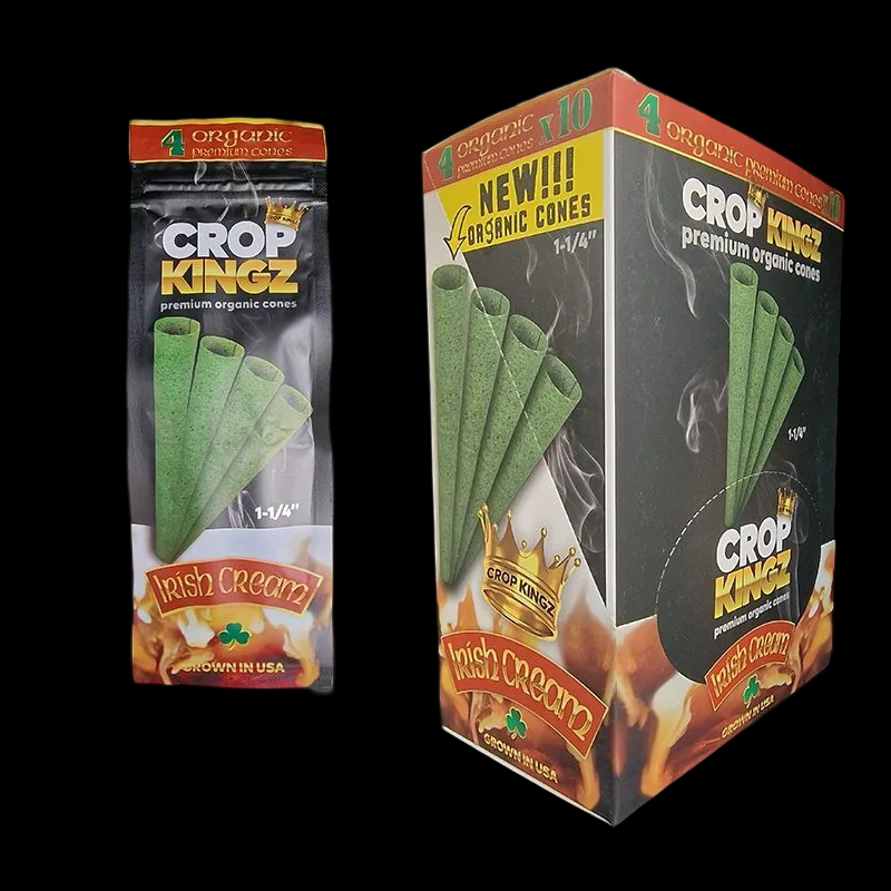 Crop Kingz- Premium Organic Cones – 1 1/4″ size – 4 Pack