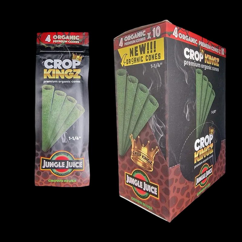 Crop Kingz- Premium Organic Cones – 1 1/4″ size – 4 Pack