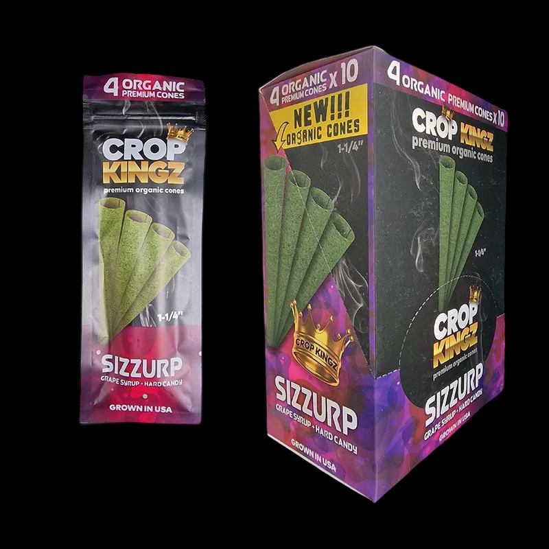 Crop Kingz- Premium Organic Cones – 1 1/4″ size – 4 Pack