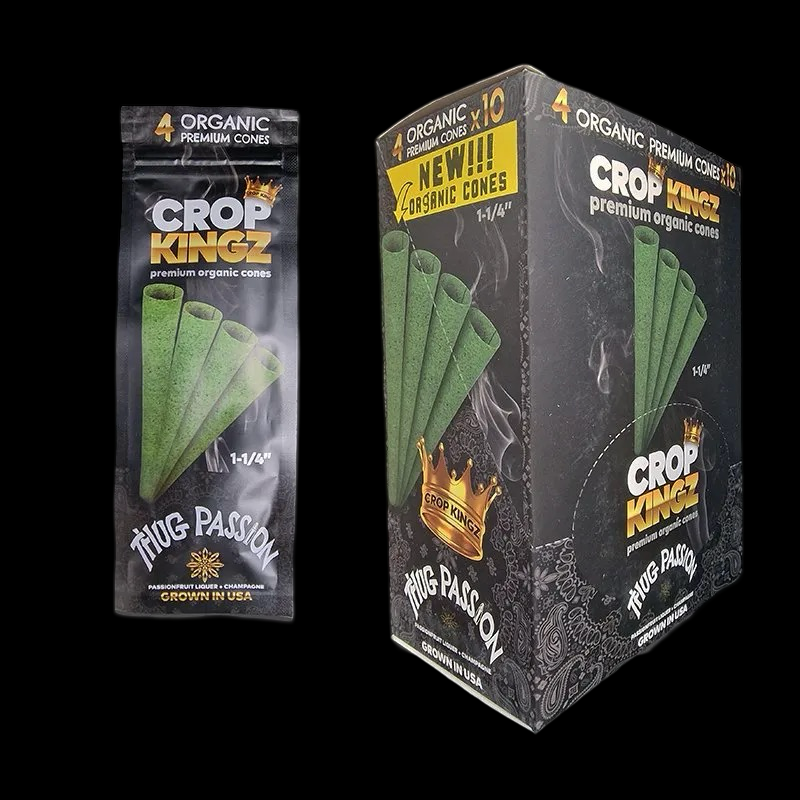 Crop Kingz- Premium Organic Cones – 1 1/4″ size – 4 Pack