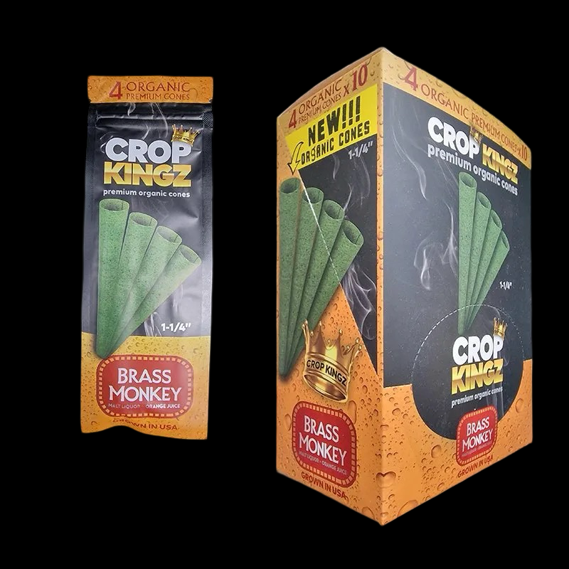 Crop Kingz- Premium Organic Cones – 1 1/4″ size – 4 Pack