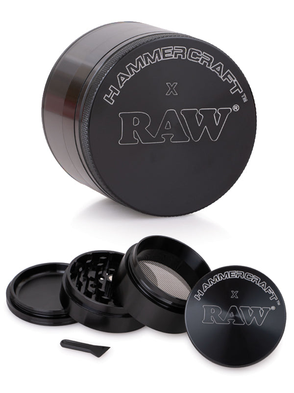 RAW X Hammercraft 4-Part Aluminium Sifter Grinder