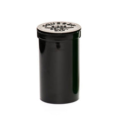 Pop Top Squeeze Container Pots 19 Dram Vial Bottle Black 50Pcs