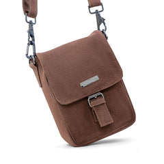 Hemp Eco Gorgeous Shoulder Bag By Sativa Bags Dark Brown