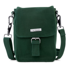 Hemp Eco Gorgeous Shoulder Bag By Sativa Bags Dark Green