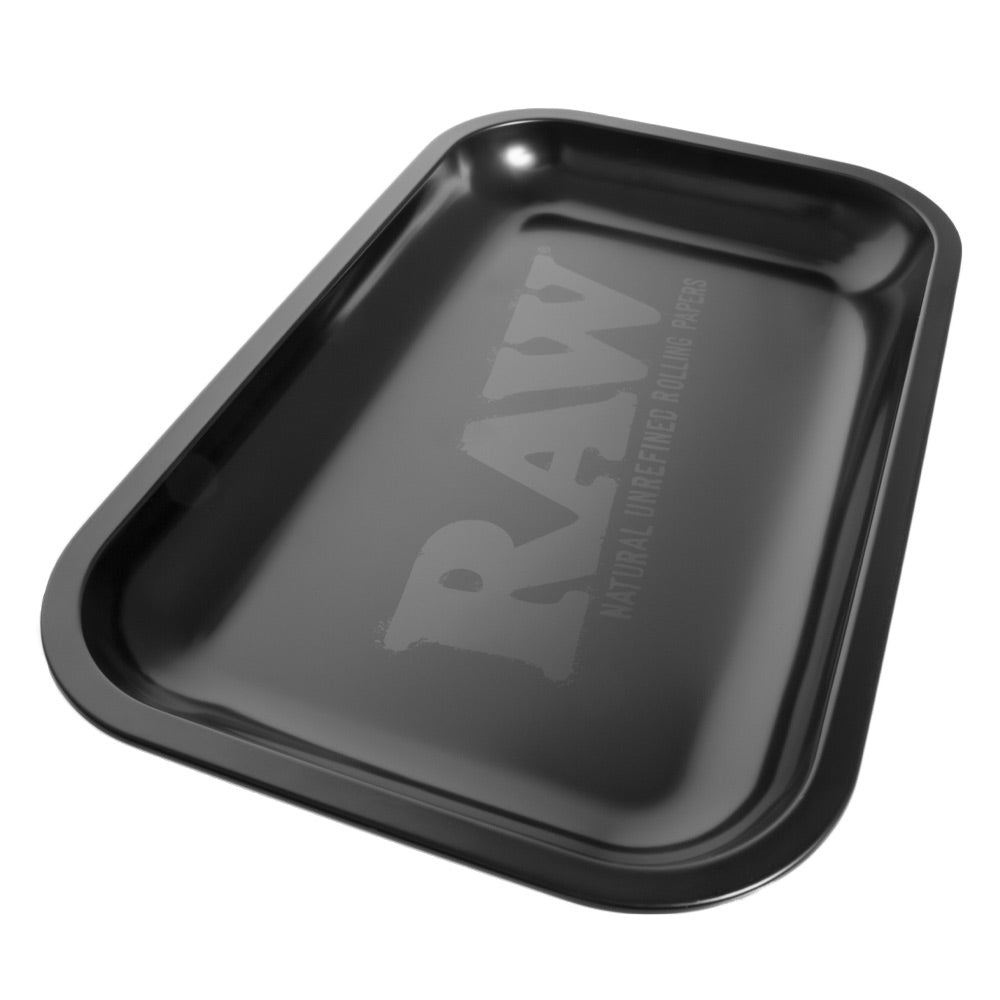 Matt Black Rolling Tray By Raw