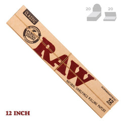 Raw Classic Supernatural 12 Inch Rolling Papers 20 Papers 20 Box 20Pcs